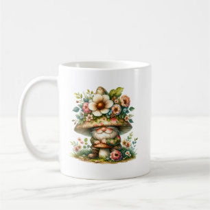 Mug Adorable Aquarelle Jardin Gnome