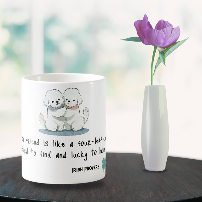 Mug Adorable Bichon Friends avec une citation (Créateur téléchargé)