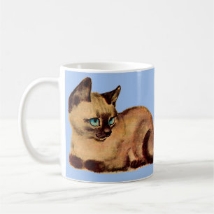 Mug adorable chaton siamois