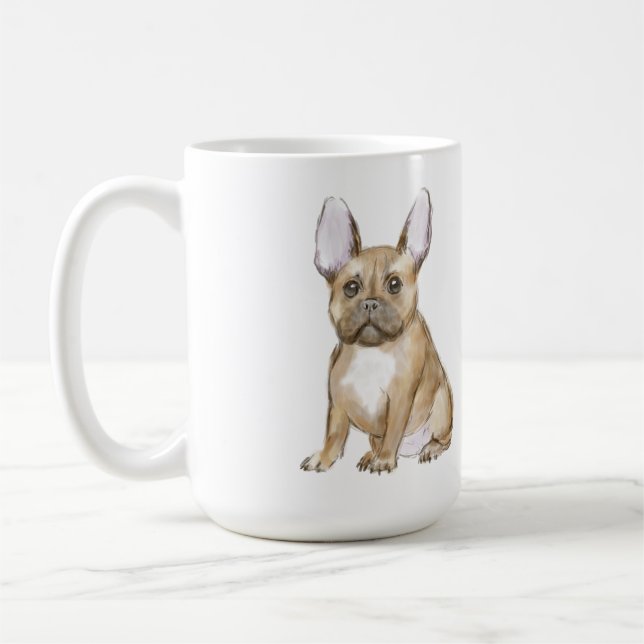 Mug Adorable chiot français bulldog (Gauche)