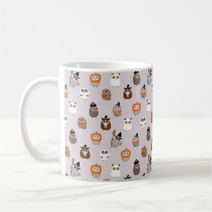 Mug Adorable Chouette d'Halloween Motif