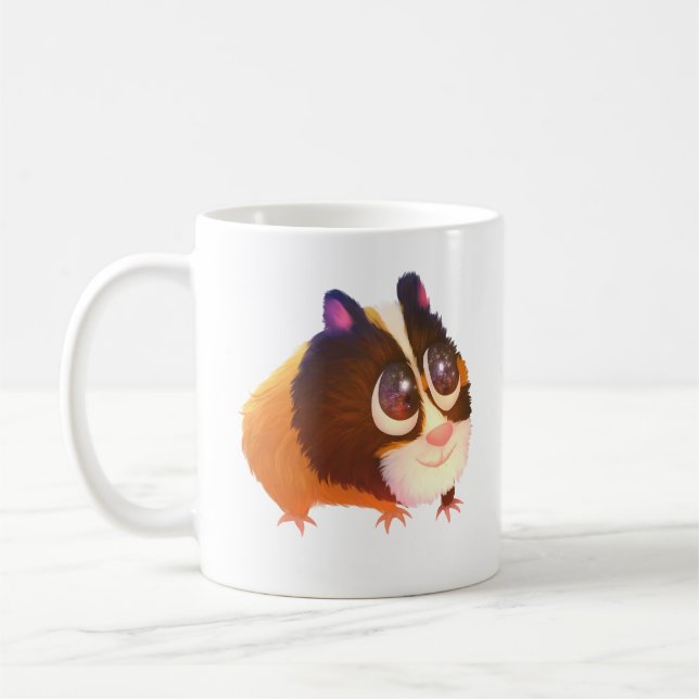 Mug adorable cochon d'Inde (Gauche)