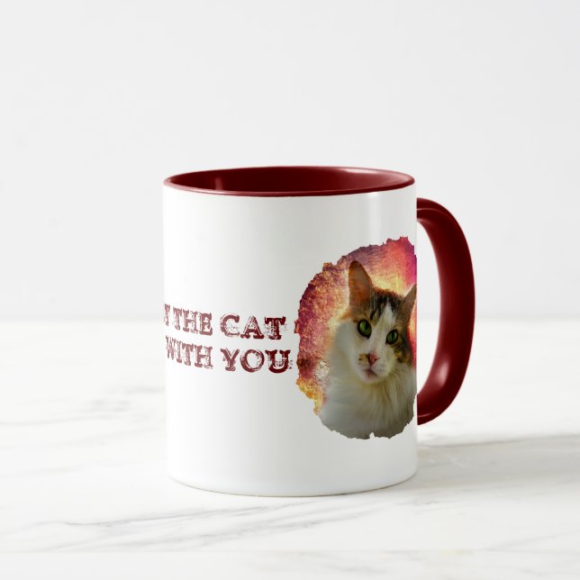Mug Adorable Cute Calico Chat (Devant droit)