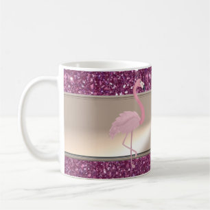 Mug Adorable Flamant rose Rose Cute Sur Glitterie