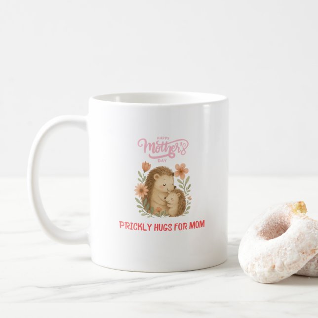 Mug Adorable Hedgehog Mother's Day (Avec donut)