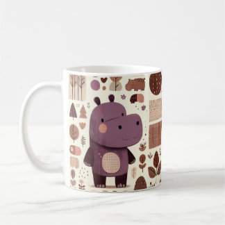 Mug Adorable Hippo violet