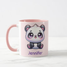Adorable Kawaii Panda Conception personnalisée