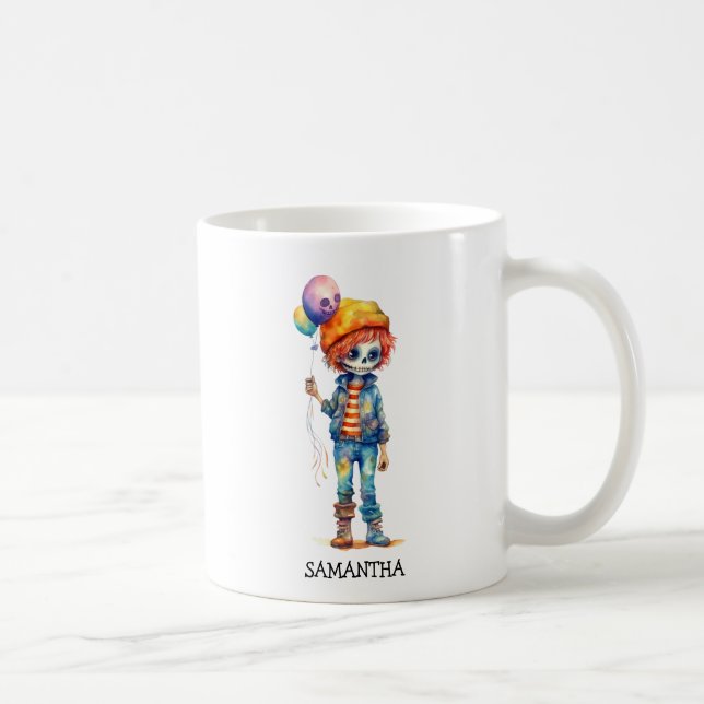 Mug Adorable Kid Zombie - Jolie Halloween (2) (Droite)