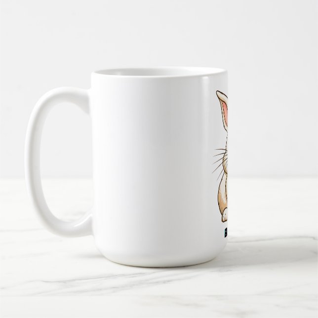 Mug adorable lapin mignon (Gauche)