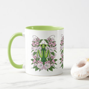 Mug Adorable Mante Religieuse Et Laurel De Montagne