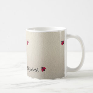 Mug adorable mignonne, coccinelle, Lumineuse personnal
