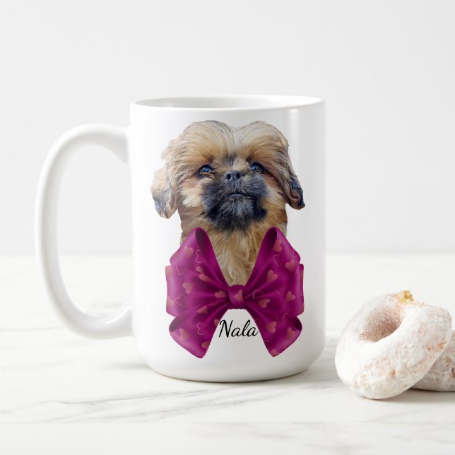 Mug Adorable Nala Shih Tzu Puppy Dog  (Avec donut)