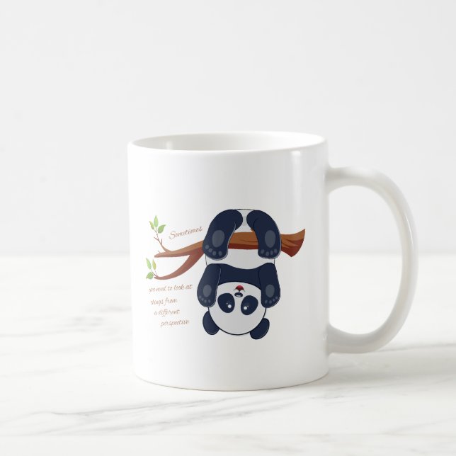 Mug adorable panda suspendue à l'envers (Droite)