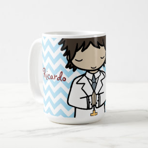 Mug Adorable Premier Saint Communion brune garçon