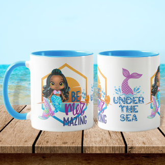 Mug Adorable sous la mer Soyez plus fabuleux sirène