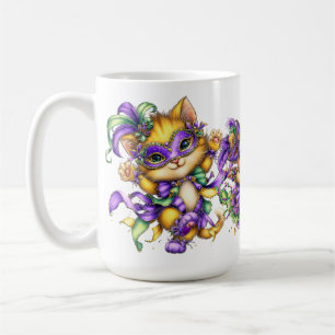 MUG ADORABLES ANIMAUX COLORÉS DE MARDI GRAS