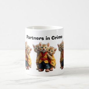 Mug 🐱 Adorables chatons en tenues assorties - Chat mi