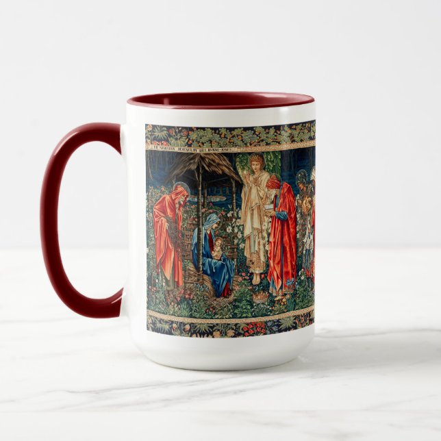 Mug ADORATION DE MAGI Morris, Noël de Burne-Jones (Gauche)