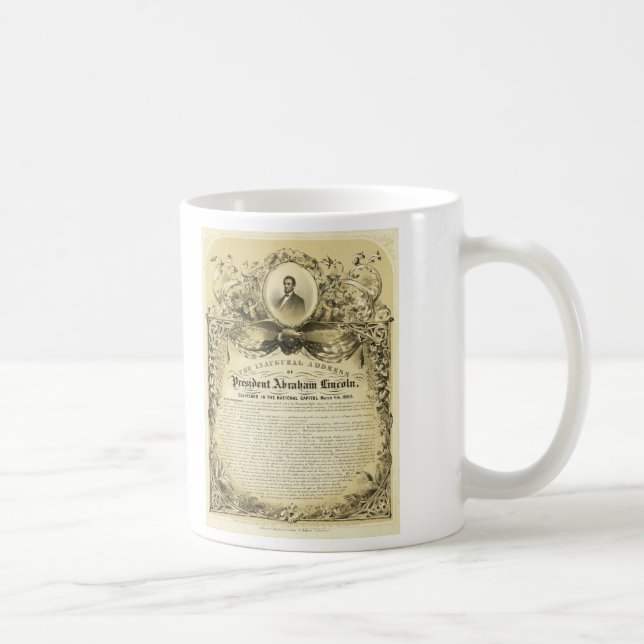 Mug Adresse inaugurale d'Abraham Lincoln le 4 mars (Droite)