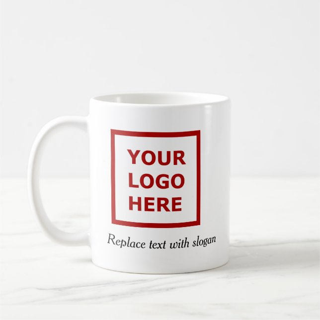 Mug Adresse slogan logo promotionnel de marque d'entre (Gauche)