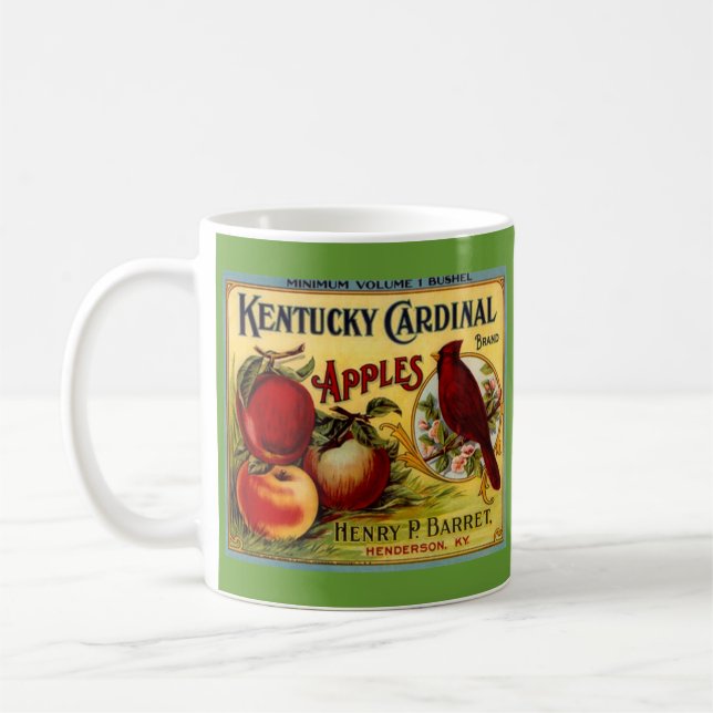 MUG ADV CARDINAUX VINTAGES DU KENTUCKY HENDERSON APPLE (Gauche)