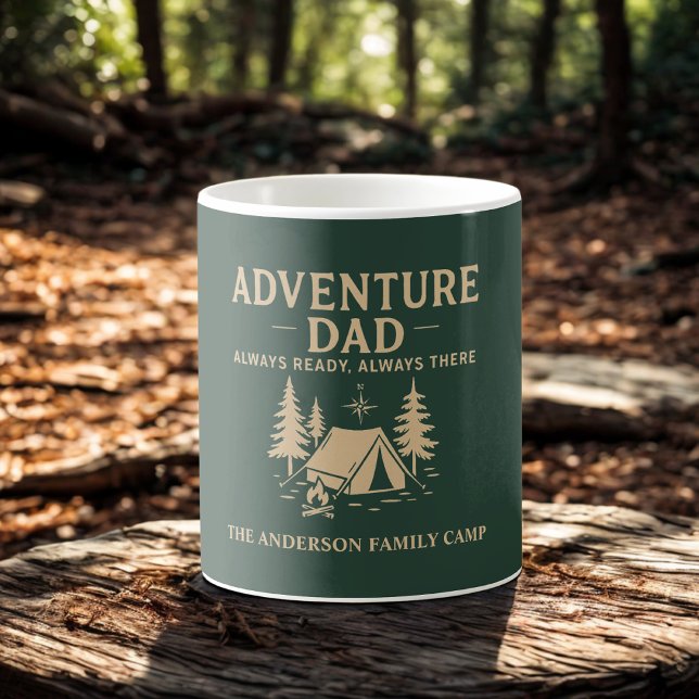 Mug Adventure Papa Camping personnalisé (Créateur téléchargé)