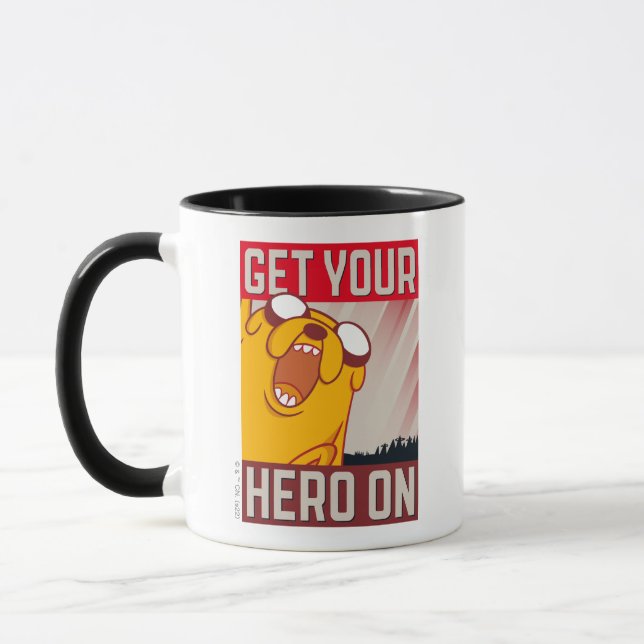 Mug Adventure Time | Jake "Get Your Hero On" (Gauche)