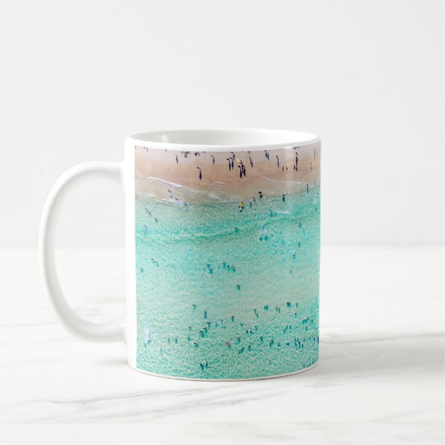 Mug Aerial Bondi Beach, Sydney, été. (Gauche)