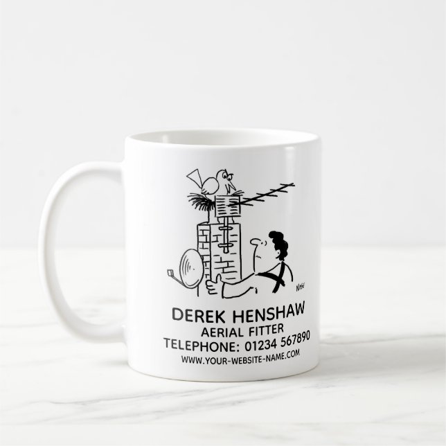 Mug Aérien et de l'émetteur satellite (Gauche)