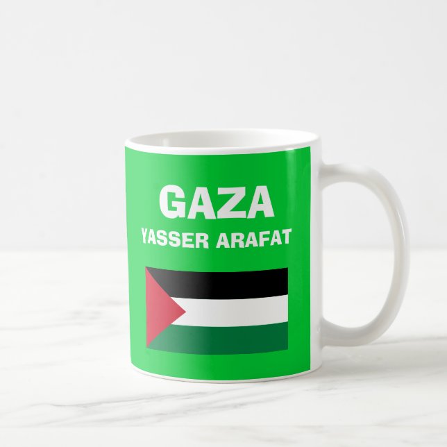 Mug Aéroport de Gaza Strip* Yasser Arafat (Droite)