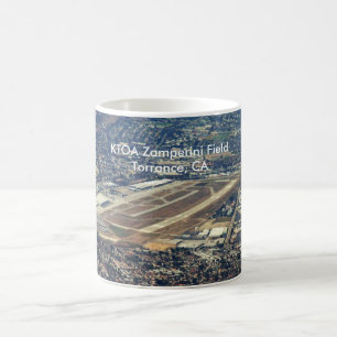 Mug Aéroport de Torrance Zamparini, champ de KTOA