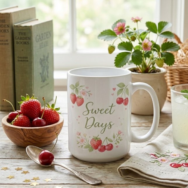 Mug Aesthétique de fruits à l'aquarelle (Créateur téléchargé)