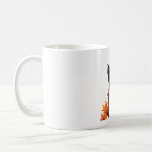 Mug Affenpinscher Au Coeur Fait De Feuilles D'Automne