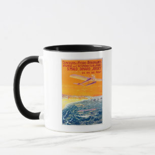Mug Affichage des plans flottants dans l'air et l'eau