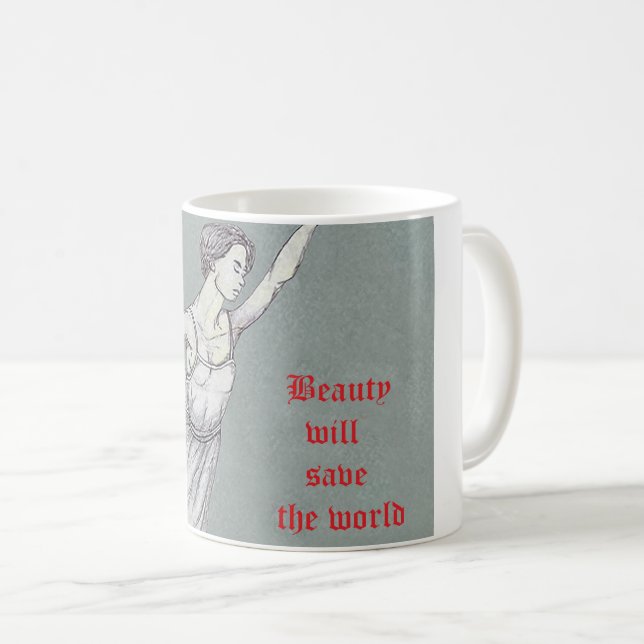 Mug Affiche Art Nouveau (Devant droit)