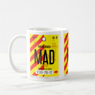 Mug Affiche Bagages Aéroport de Madrid