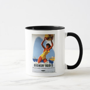 Mug Affiche britannique sur les chemins de fer