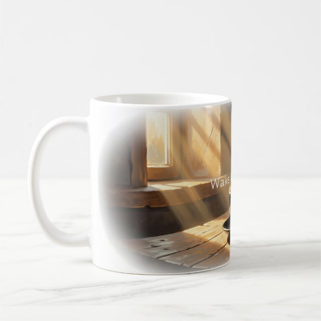 Mug Affiche Coffee Glow Réveil Merveilleux (Gauche)