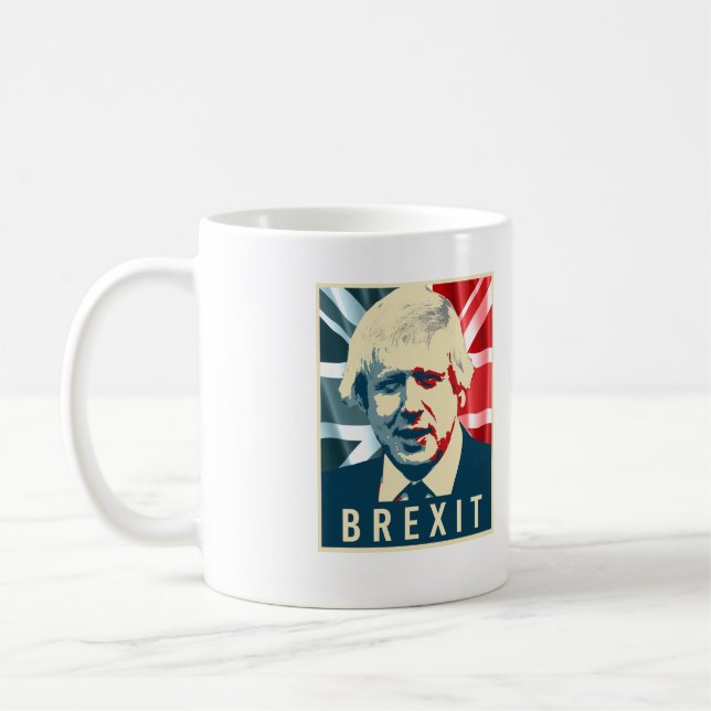 Mug Affiche de Boris Johnson Brexit - - (Gauche)