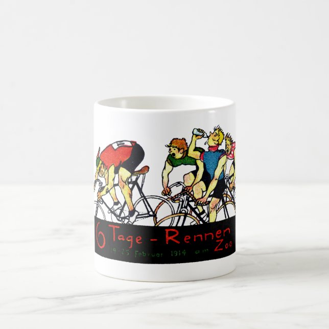 Mug Affiche de course de bicyclette 1914 (Centre)