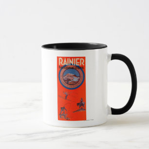 Mug Affiche de la publicité du mont Rainier