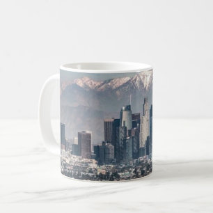 Mug Affiche de la skyline de Los Angeles Paysage urb