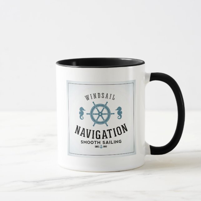 Mug Affiche de navigation de Windsail (Droite)