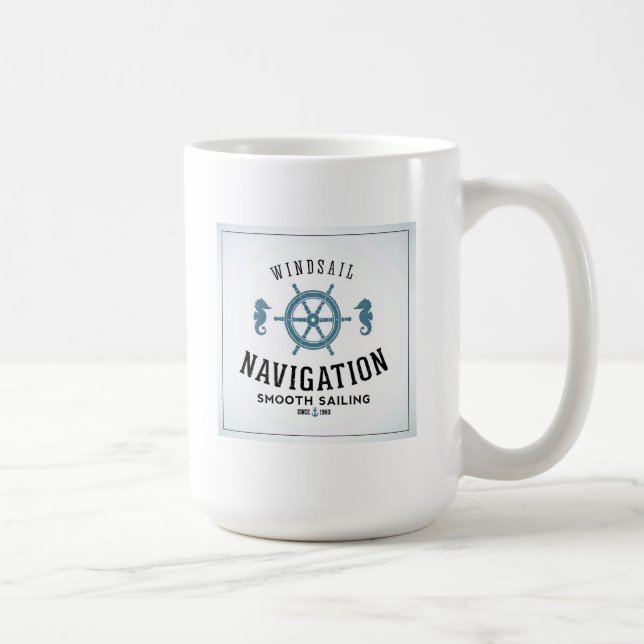 Mug Affiche de navigation de Windsail (Droite)