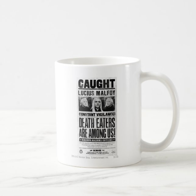 Mug Affiche de recherche de Lucius Malfoy (Droite)