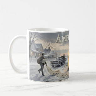 Mug Affiche de route nostalgie American Pie