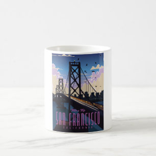 Mug Affiche de San Francisco Travel