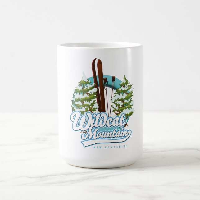Mug Affiche de ski de Wildcat Mountain New Hampshire (Centre)