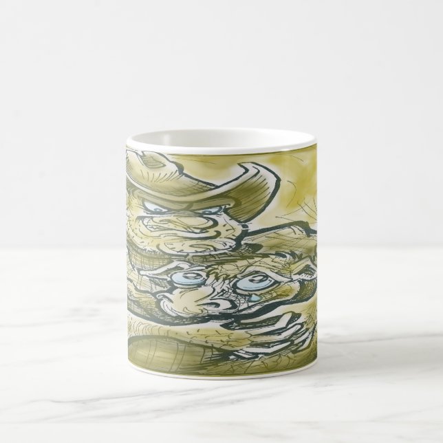 Mug Affiche de voleur de veau (Centre)
