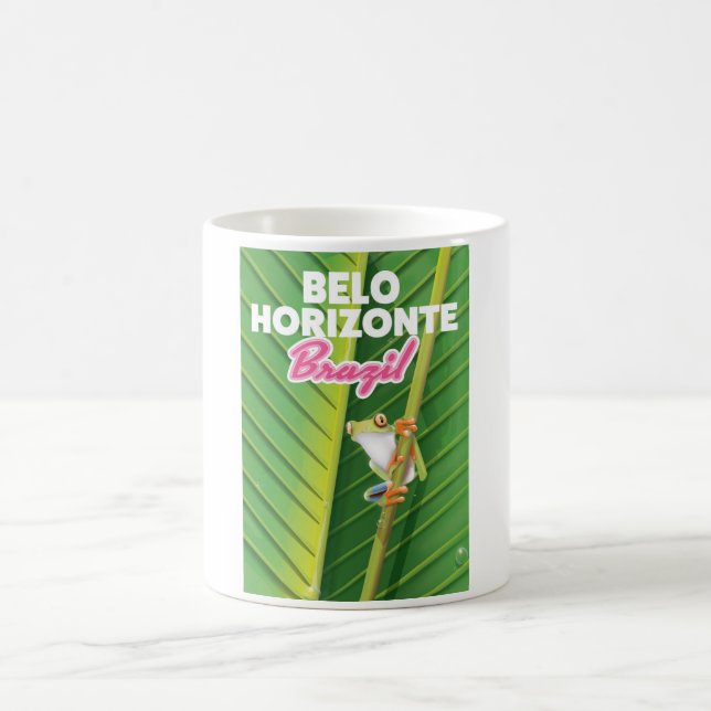 Mug Affiche de voyage à Belo Horizonte, Brésil (Centre)